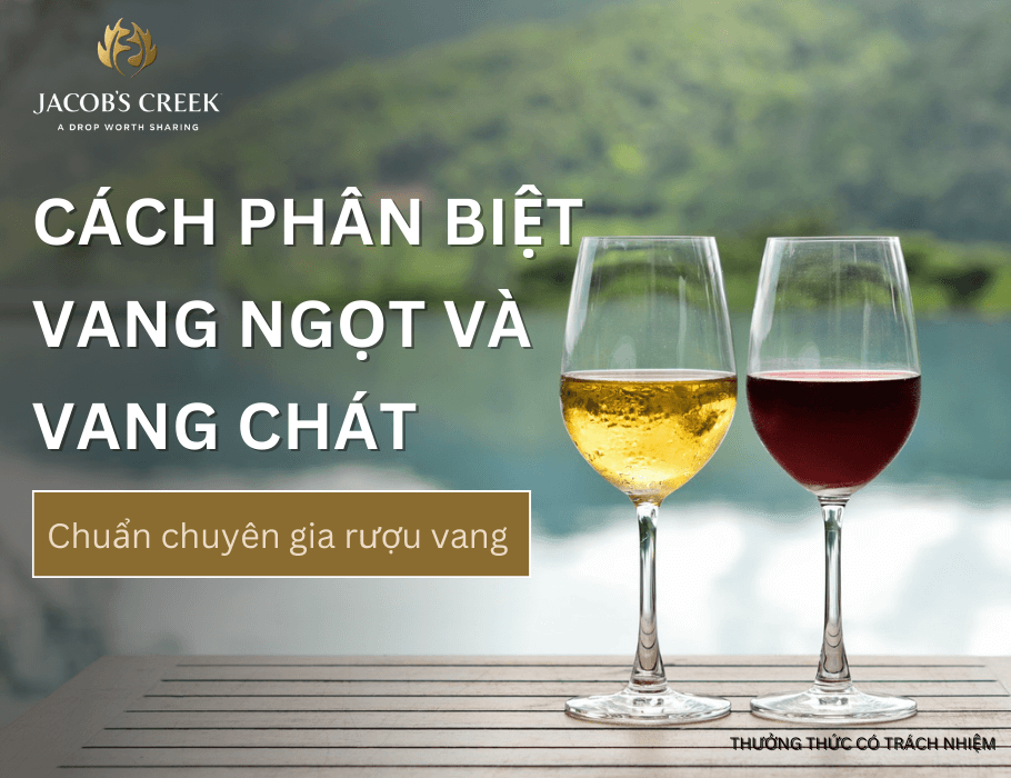 Cách phân biệt vang ngọt và vang chát dựa theo 7 tiêu chí