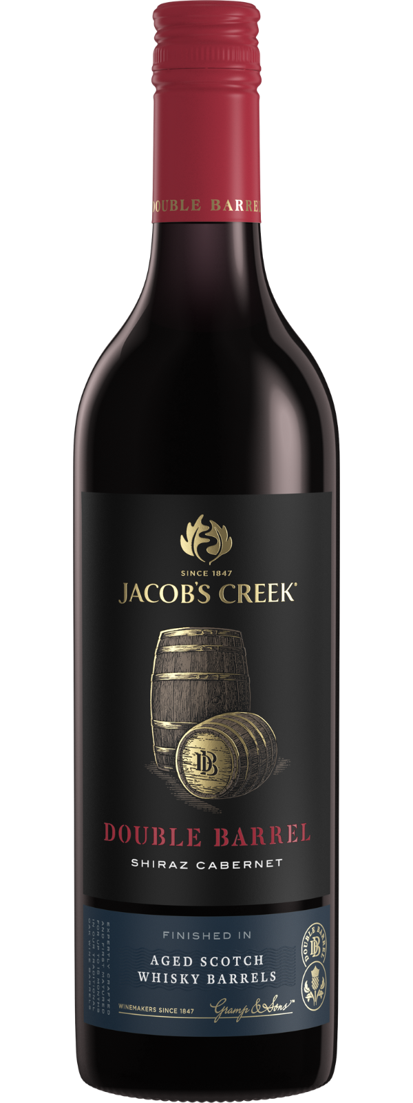 DOUBLE BARREL <BR>Shiraz Cabernet