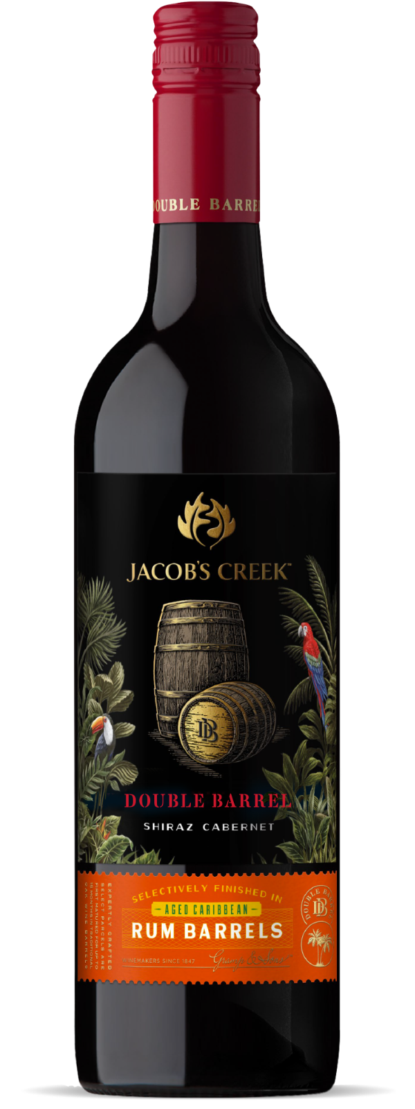 DOUBLE BARREL <br>Shiraz Cabernet Rum