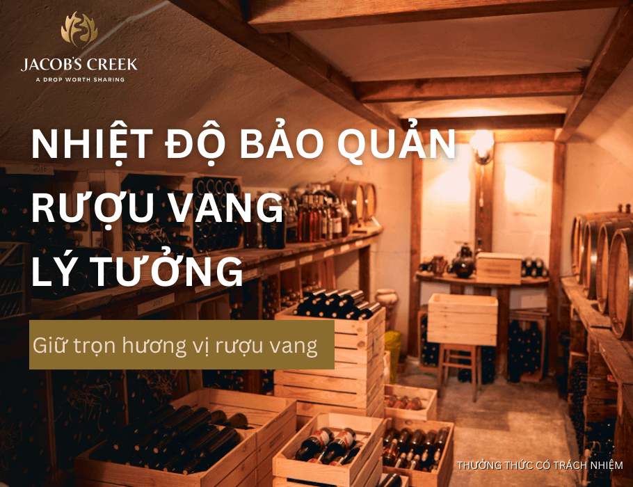 Nhiệt độ bảo quản rượu vang lý tưởng giúp giữ trọn hương vị rượu