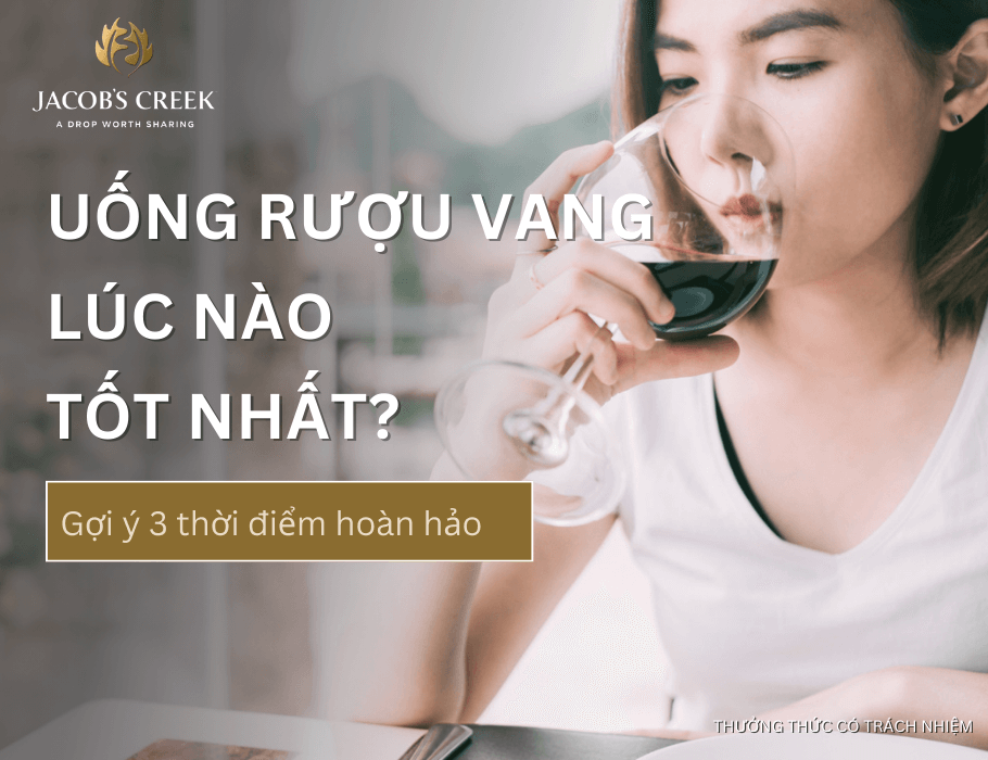 Nên uống rượu vang lúc nào tốt nhất? Gợi ý 3 thời điểm hoàn hảo